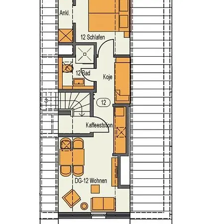 Apartmán Woge2 12 Borkum